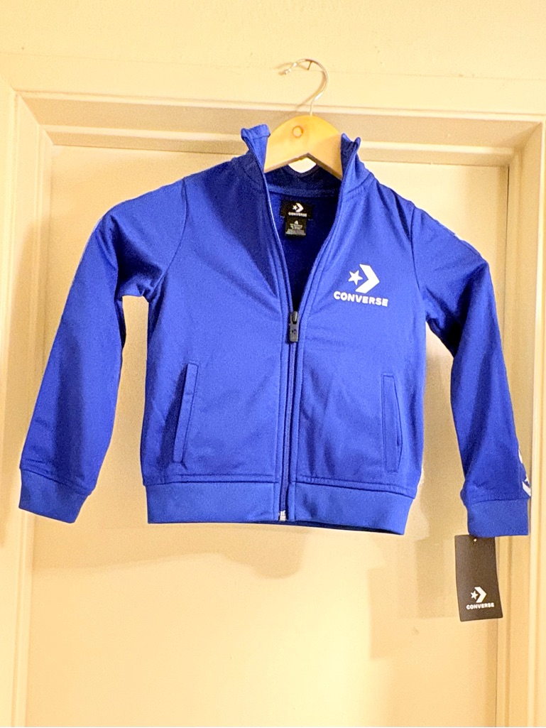 Converse Kids Royal Blue Zip-Up Hoodie